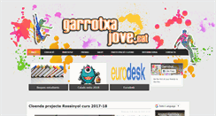 Desktop Screenshot of garrotxajove.cat
