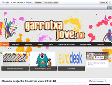 Tablet Screenshot of garrotxajove.cat